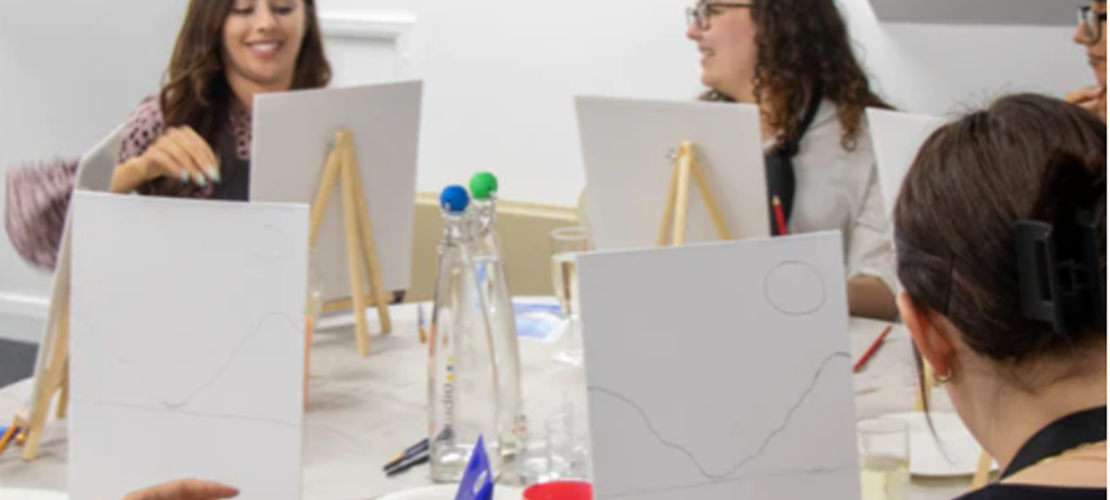 Painting Class with Muse and Mimosas