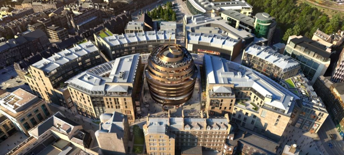 Site Tour of New Eidyn Residential Apartments in St James Quarter