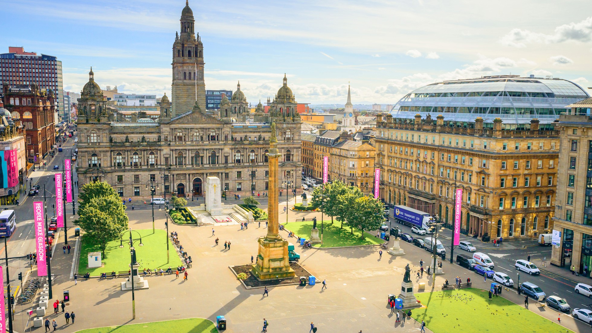 Netwalking Series: No 1 - George Square, Glasgow