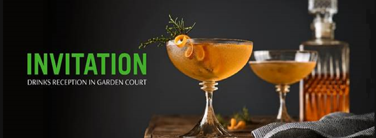 Drinks Reception in Garden Court hosted by Coutts & Co.