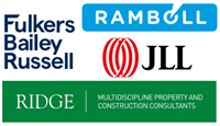 Fulkers Bailey Russell, JLL, Ramboll, Ridge Logo