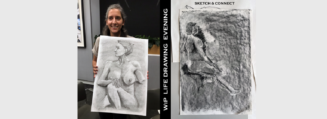 Sketch & Connect:  A WiP Life Drawing Evening