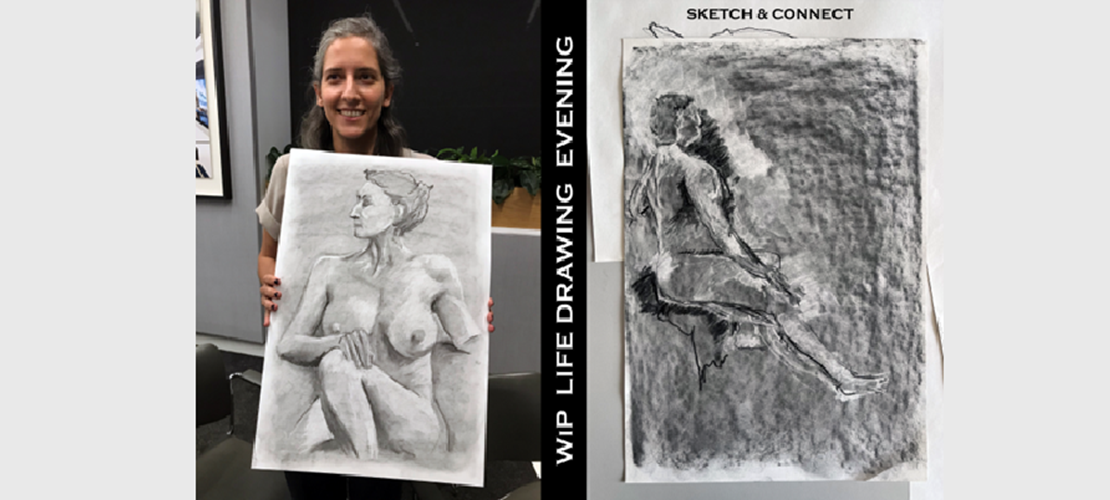 Sketch & Connect:  A WiP Life Drawing Evening
