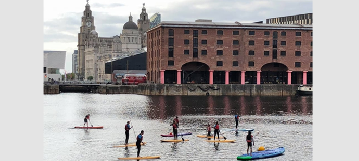 Paddleboarding – Queens Dock to Albert Dock
