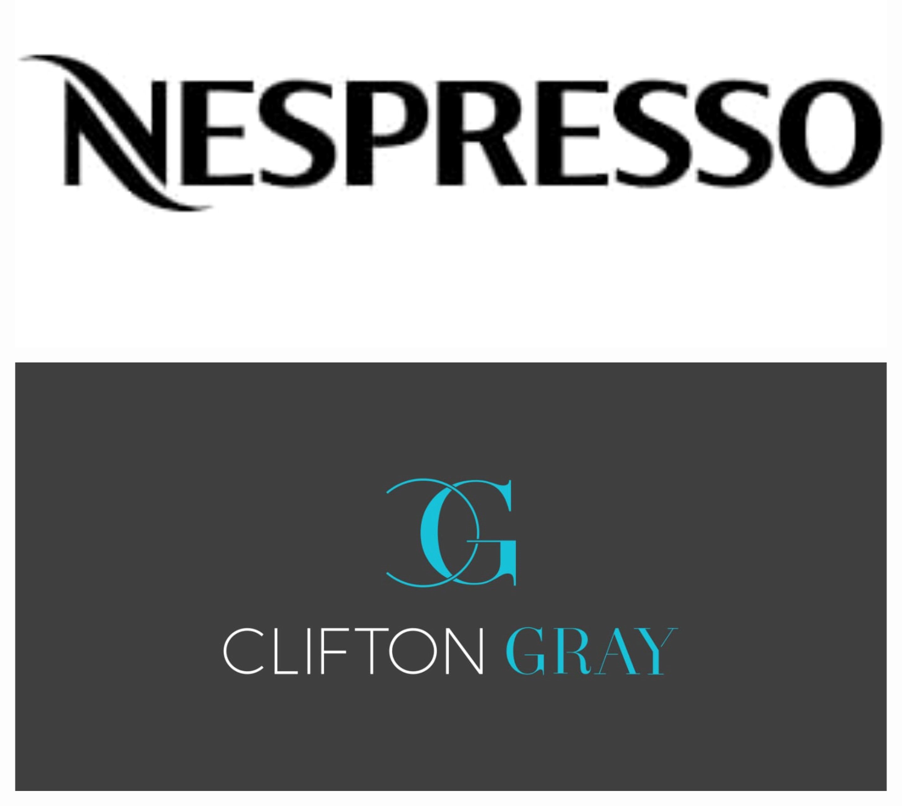 Nespresso & Clifton Gray Logo