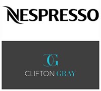 Nespresso and Clifton Gray Logo
