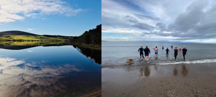 Wild Swim with Motivational Coaching at Threipmuir Reservoir