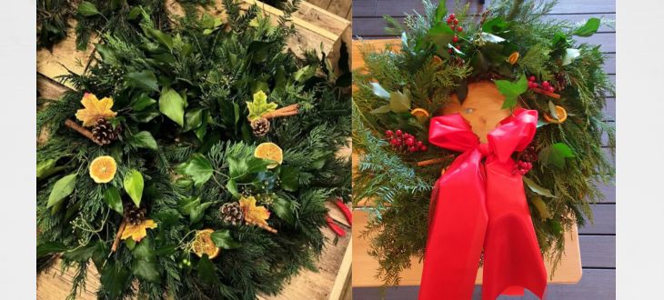 Cardiff: Christmas Wreath Making