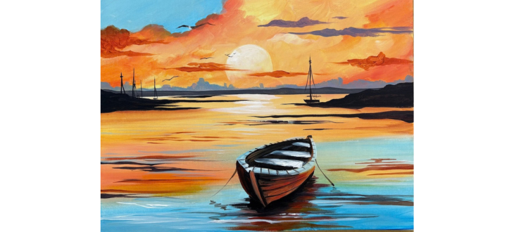 Oxford Brush Party – Time to Sip and Paint