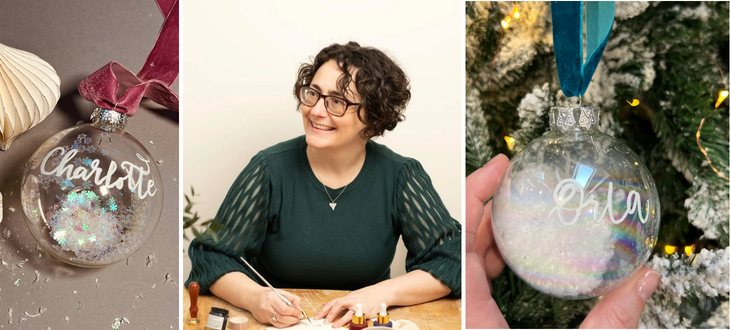 Christmas Bauble Calligraphy Workshop